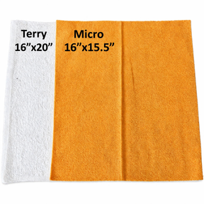 Metal Polish + Rag Bundle 12 Microfibers & 6 Terry Cloths