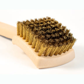 Brass Bristled Foam Handle Brush
