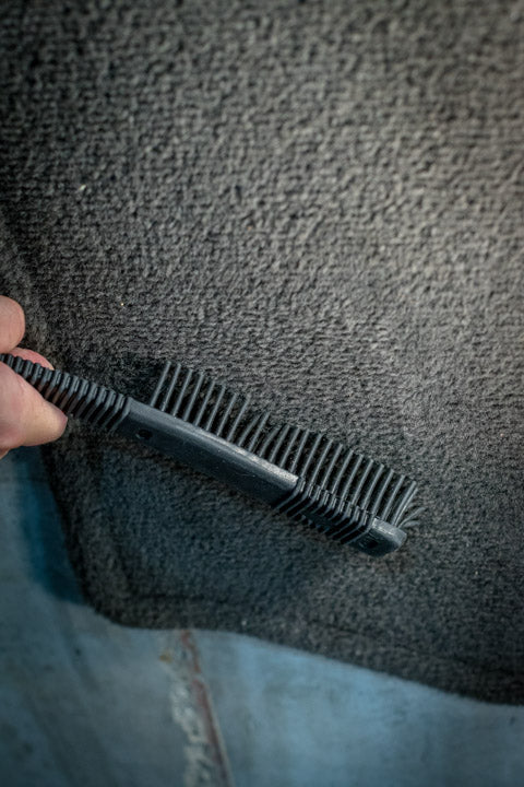 Paint-Brush Head Detailing Brush with Natural Bristles